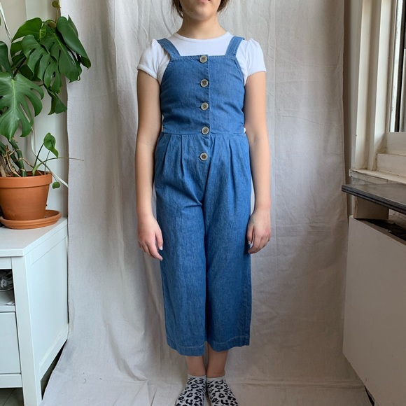 Zara Other - Zara button front overalls girls size 10 EUC